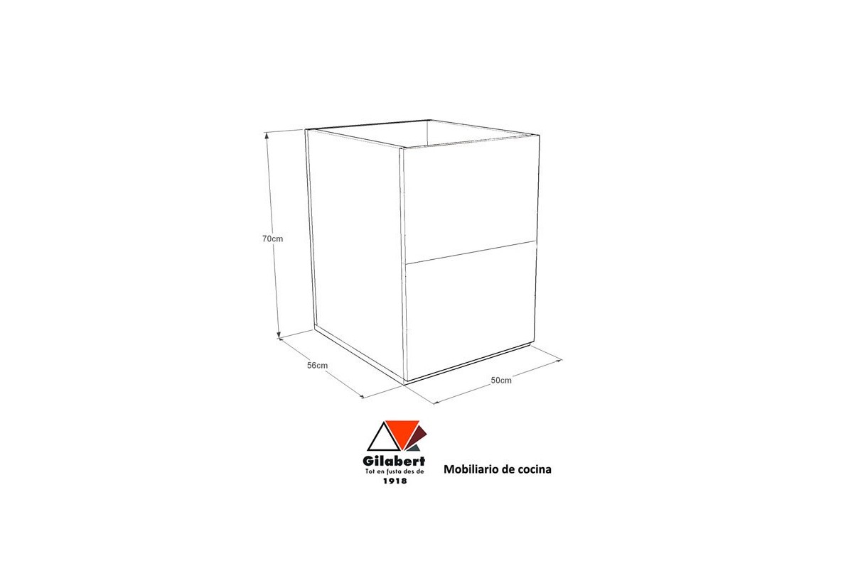 Comprar mueble cocina cajonera kit auto montaje Barcelona