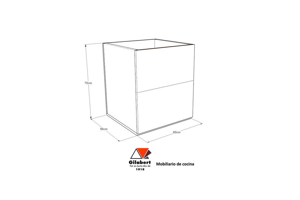 Comprar mueble cocina cajonera kit auto montaje Barcelona