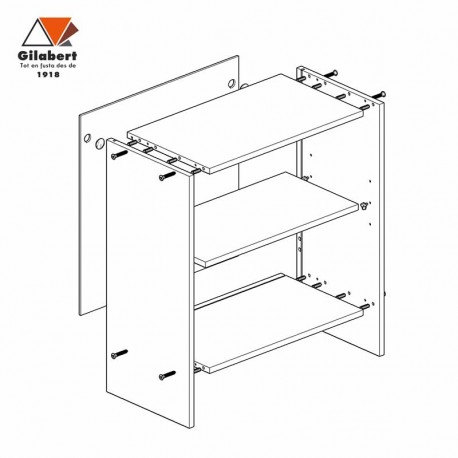 Campana para placa gas 75x60x33