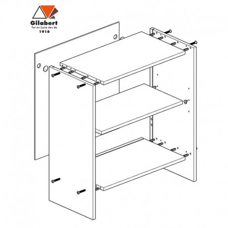 Juego escurreplatos mueble alto